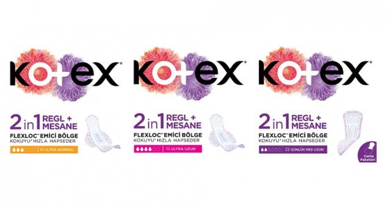 Kotex 2IN1 ikisi bir arada Mesane + Regl